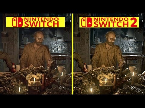Resident Evil 7 - Cloud vs Native | Switch 1 vs Switch 2 | Early Graphics Comparison (+ bonus)