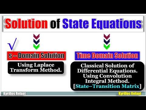 S-Domain Solution of State Equations | Theory + 3 Solved Examples | Control Systems Tutorial