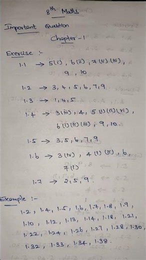 8th Maths important questions for annual exam