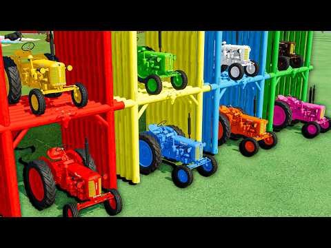 I Played With The MOST COLORFUL Tractors In Farming Simulator 25 !