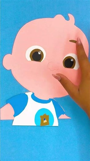 Lets Craft JJ's Head! #jj #cocomelon #forkids #shorts