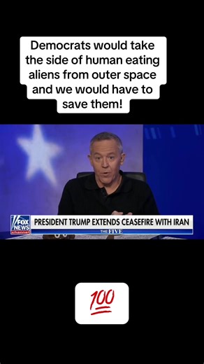 Democrats and Fake MSM would take the side of human eating aliens from outer space and we would have to save them! #facts #fyp