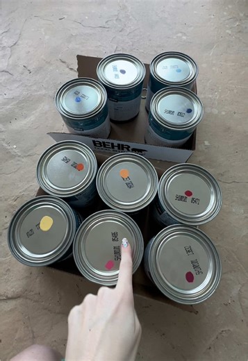Painting a colorful accent wall😍 | accent wall