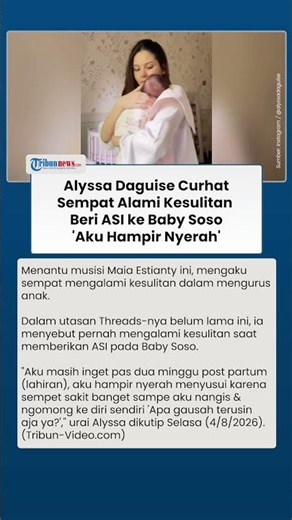 Alyssa Daguise Akui Sempat Kesulitan Memberi ASI kepada Baby Soso hingga Hampir Menyerah