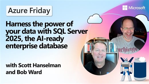 AI 지원 엔터프라이즈 데이터베이스인 SQL Server 2025를 사용하여 데이터의 강력한 기능을 활용합니다.