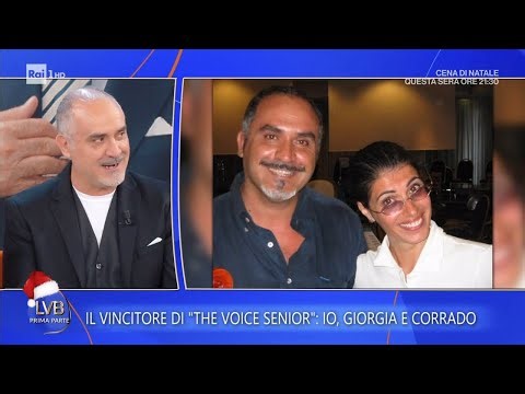 Il vincitore di "The Voice Senior": "Ho conosciuto Corrado e Giorgia" - La volta buona 23/12/2025