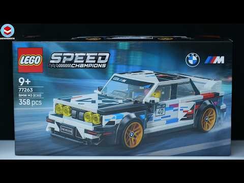 LEGO Speed Champions BMW M3 (E30) Speed Build #lego77263