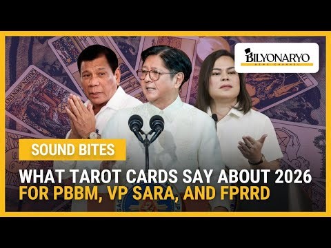 Tarot reading 2026: Insights on Pres. Marcos, VP Sara Duterte, and ex-Pres. Rodrigo Duterte