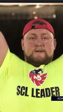 Adam Roszkowski Log Lift Peak Power #strongman #championsleague #strength
