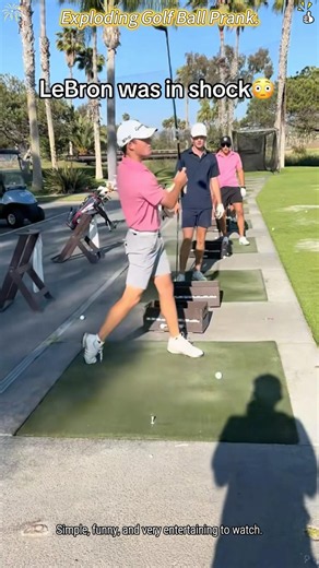 Exploding Golf Ball Prank.#Golf #Prank#Reaction#Shorts#Funny#Confused#USA