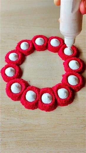 Satisfying Rangoli | Simple Rangoli | Easy Rangoli Tips and Tricks | ASMR #rangoli #satisfying #asmr