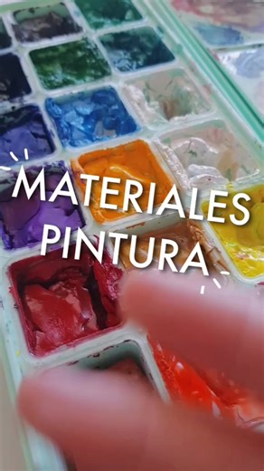 Materiales para pintar con gouache 🎨✨