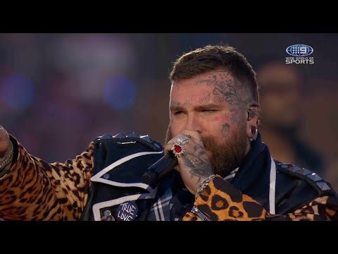 Teddy Swims - NRL Grand Final (Full Performance)