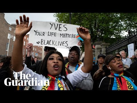 Hundreds protest over Ireland's 'George Floyd moment' after death of Congolese-born man