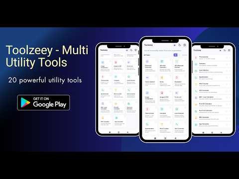 All-in-One Utility App: Replace 20 Android Apps with Toolzeey!