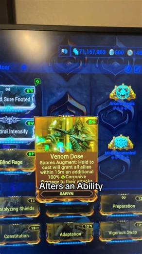 Quick guide to Warframe Augment Mods