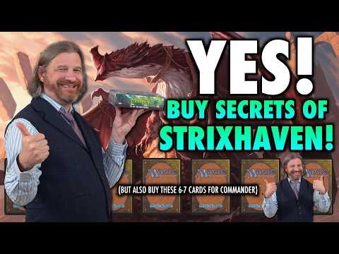 Yes! You Should Buy Secrets Of Strixhaven! Also These New Cards For Commander | Magic: The Gathering