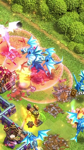 Clash of Clans: Haste and Heal Spells in Clan Castle (Town Hall 10 )