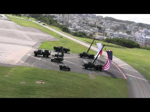 Elephant Walk in Okinawa with Marines and Japan Ground Self-Defense Force