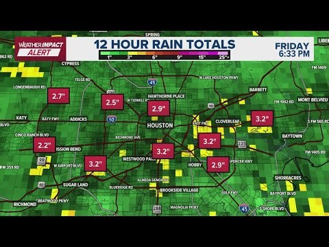 Rain starting to wind down in Houston area ahead of a beautiful weekend