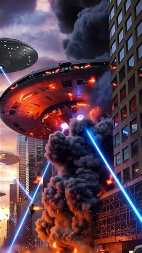 Dark City: Alien Invasion: FULL song out NOW! | #ambientmusic #spaceambient #alien