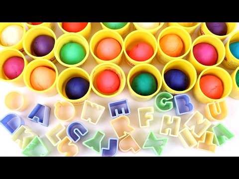 Lets Learn A to Z Alphabets for Kids + More Play Doh Videos