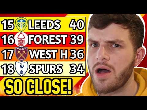 THE PREMIER LEAGUE RELEGATION BATTLE JUST GOT INTERESTING