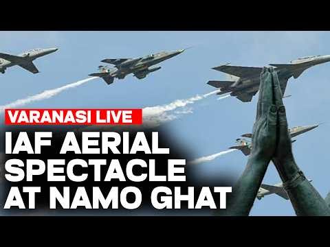 Air Show Varanasi 2026 | WATCH LIVE: IAF's Aerial Spectacle Over Varanasi's Namo Ghat