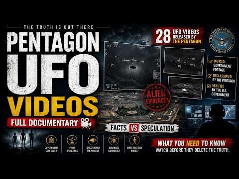 Pentagon UFO Videos Full Documentary 🎥 | Facts vs Speculation | 28 UFO Videos | Alien Evidence