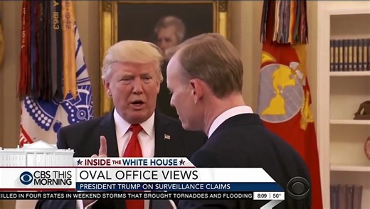 Donald Trump Walks Out of CBS Interview Over Wiretap Questions | THR News [Full Movie] [Full Movie]