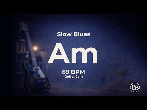 Slow Blues Backing Track in G minor | 69 BPM | Guitar Jam
