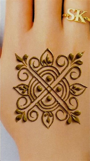 Arabic Mehndi Design | Mehndi Design | Eid Special Mehndi design ✨️ #skmehandi #mehndi
