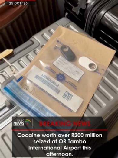 R200 Million Cocaine Seized at OR Tambo International Airport