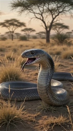 The World's Fastest Deadly Snake! Black Mamba's Terrifying Warning Display