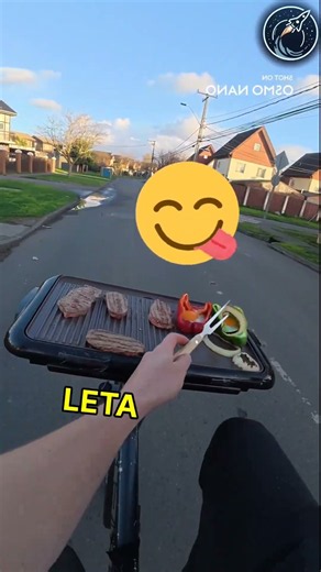 This guy was always late for his dinner | But now he has grill on bike 😱🫡 #respect #shorts #ytshorts