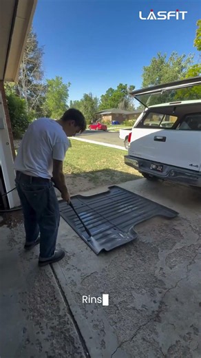 Chill Tacoma Cleaning Routine 🛻 | 2023 Toyota Tacoma Trunk Liner Wash