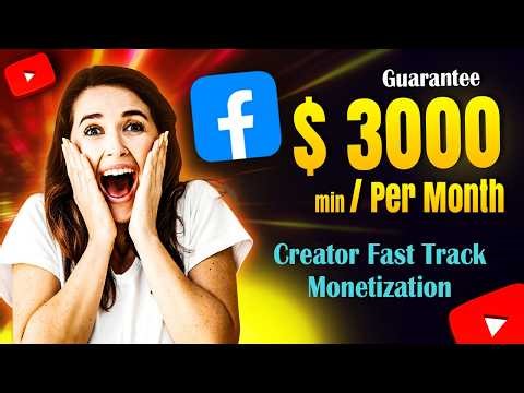 Meta Creator Fast Track: Earn $3000/Month from Facebook 💰
