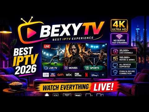 🏆 Best IPTV for Firestick 2026 | BexyTV Review (4K Sports & Live TV)
