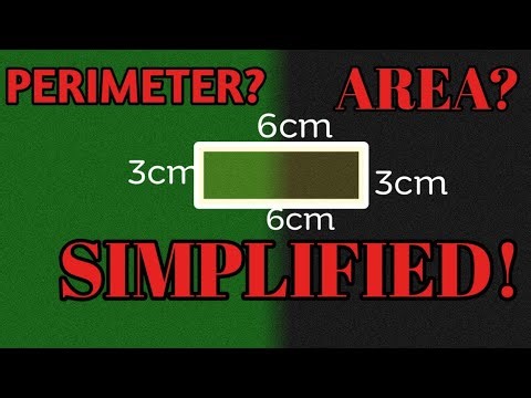 Perimeter and area of rectangle explained with formula