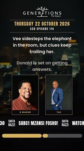 Generations: The Legacy Thursday 22 October 2026 S35 Episode 114 #Shorts