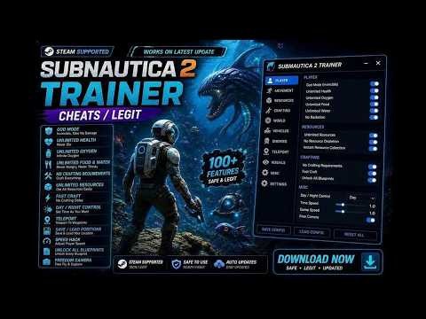 Subnautica 2 Cheats (Trainer) LEGIT ! Windows