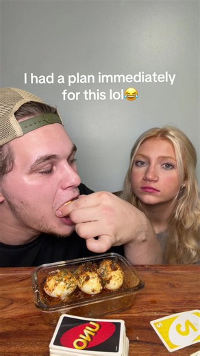 Tag us in the new UNO egg boil challenge #unochallenge #mukbang #foodie #loveyall #tagus