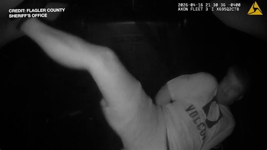 Video shows 'unruly' Florida man screaming at deputies, kicking windows during transport