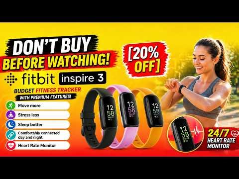 Fitbit Inspire 3 Review 2026 | Budget Fitness Tracker with Premium Features! [20% OFF!]