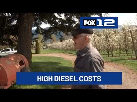 Diesel costs skyrocket for Oregon farmers