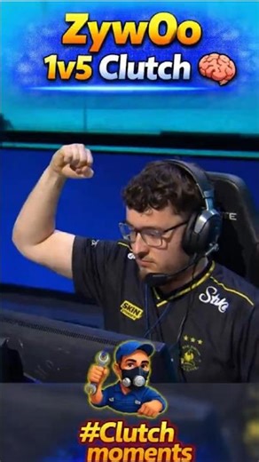 ZywOo 1v5 CLUTCH 🤯🔥 | Inferno Domination vs PARIVISION #shorts #cs2 #clutchmoments