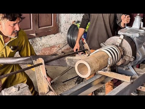 No CNC, No Automation – Just Skill! 20mm Rod Into Spring