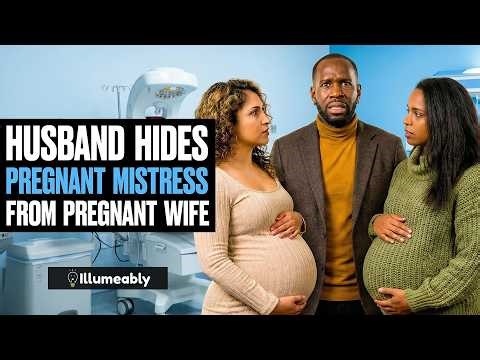 Husband HIDES PREGNANT MISTRESS From Pregnant WIFE