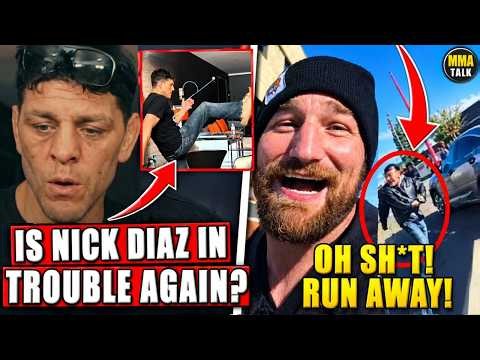 CONCERNS RISE for Nick Diaz After Footage Emerges! Sean Strickland CHASEDby Homeless Person inCanada