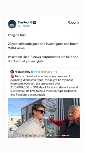 Tim Pool on Instagram: "It's Almost Like US News Corporations are Fake and Don't Actually Investigate"